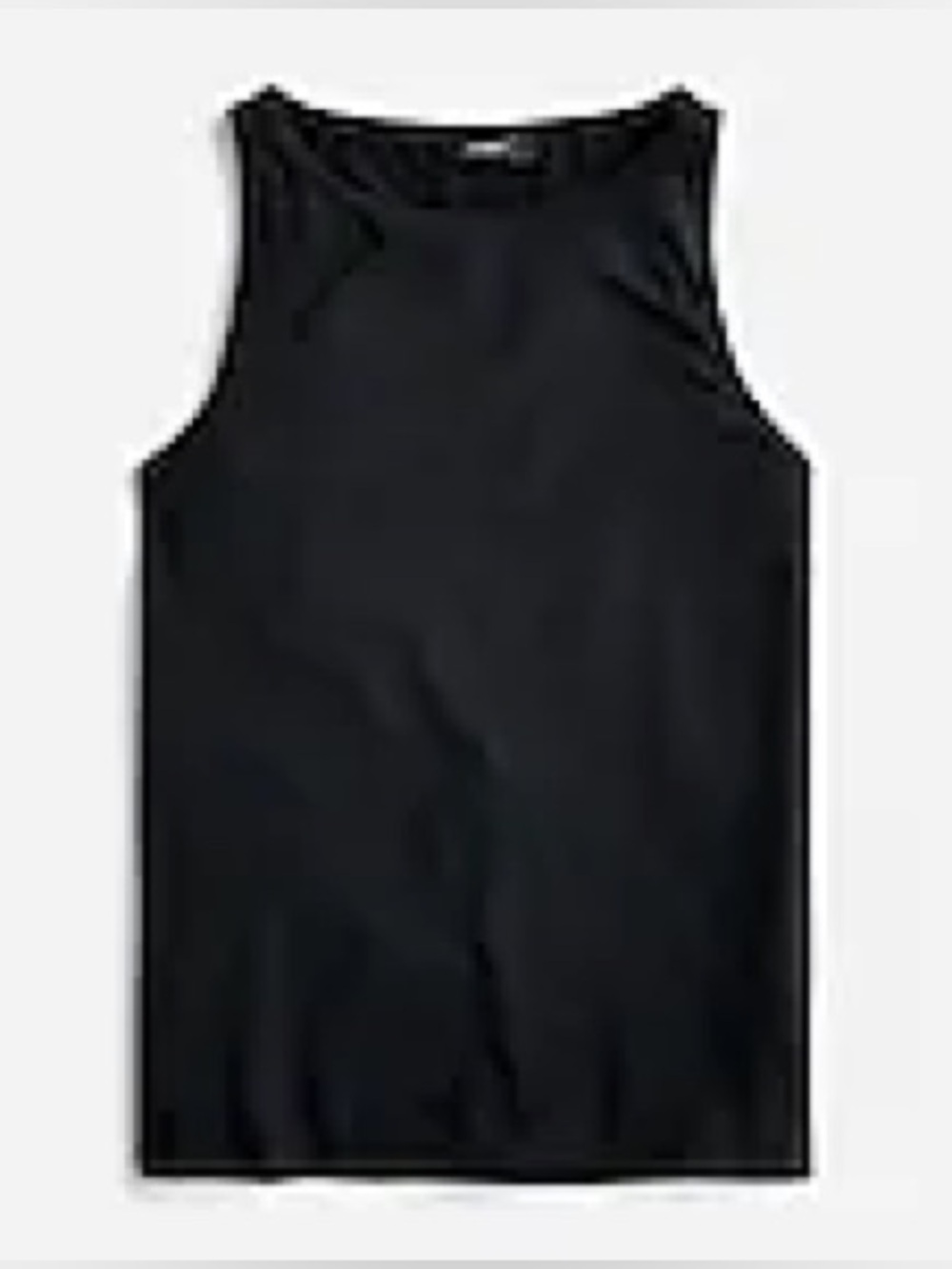Women’s J.Crew Tank Top Form Knit Black Shirt  New with Tags XL NWT